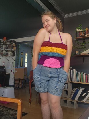 Crochet Top Pattern Crochet Crop Top Pattern Beginner Crochet Halter Top Pattern Summer Crochet Pattern Kids Crochet Top Pattern Frill Top