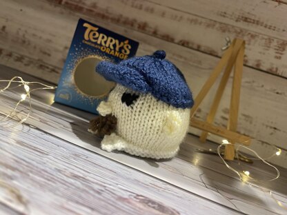 Peaky Blinders Inspired Chocolate Orange Cover Knitting Pattern