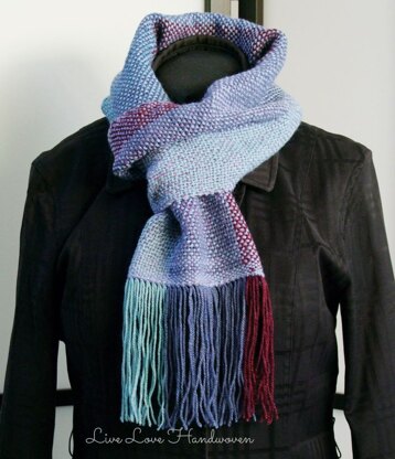 Scarf 28 & Scarf 29 - Candy Berry & Candy Sours (weaving)