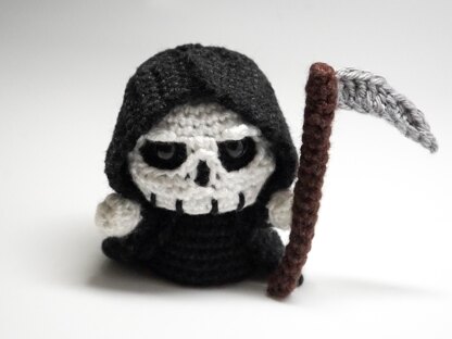 Mini Grim Reaper Crochet Pattern