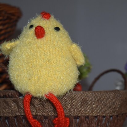 Chick toy knitting pattern