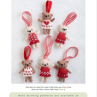 Little Bear Christmas tree decorations