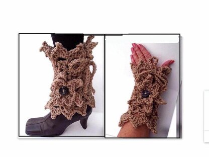 759 Lacy Leg Warmers or Arm Warmers