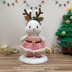 Dress-up Bunny Amigurumi Reindeer Dress set pattern