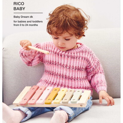 Cardigan & Sweater in Rico Baby Dream DK - 1153 - Downloadable PDF