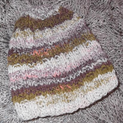 Waffle Weave Baby Hat Pattern - knitting pattern