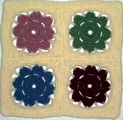 Mosaic Four-Patch - 12" square