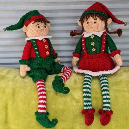 Holly and Jolly the cheeky elves