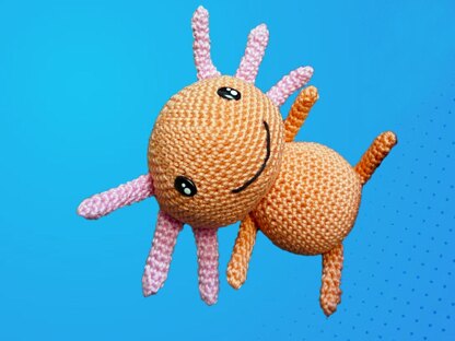 Crochet pattern Axolotl