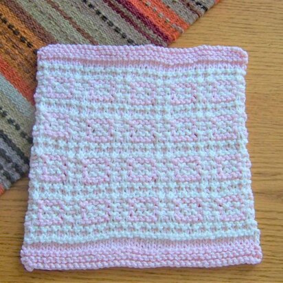 Waffle Dishcloth - knitting pattern