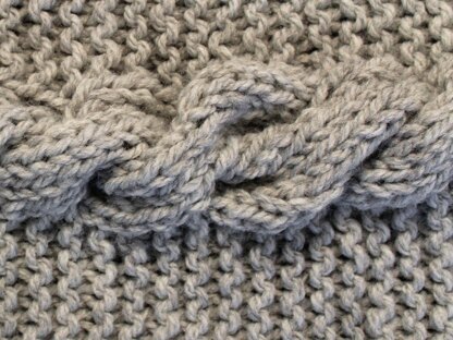 Moon Shadow Buttoned Cable Cowl