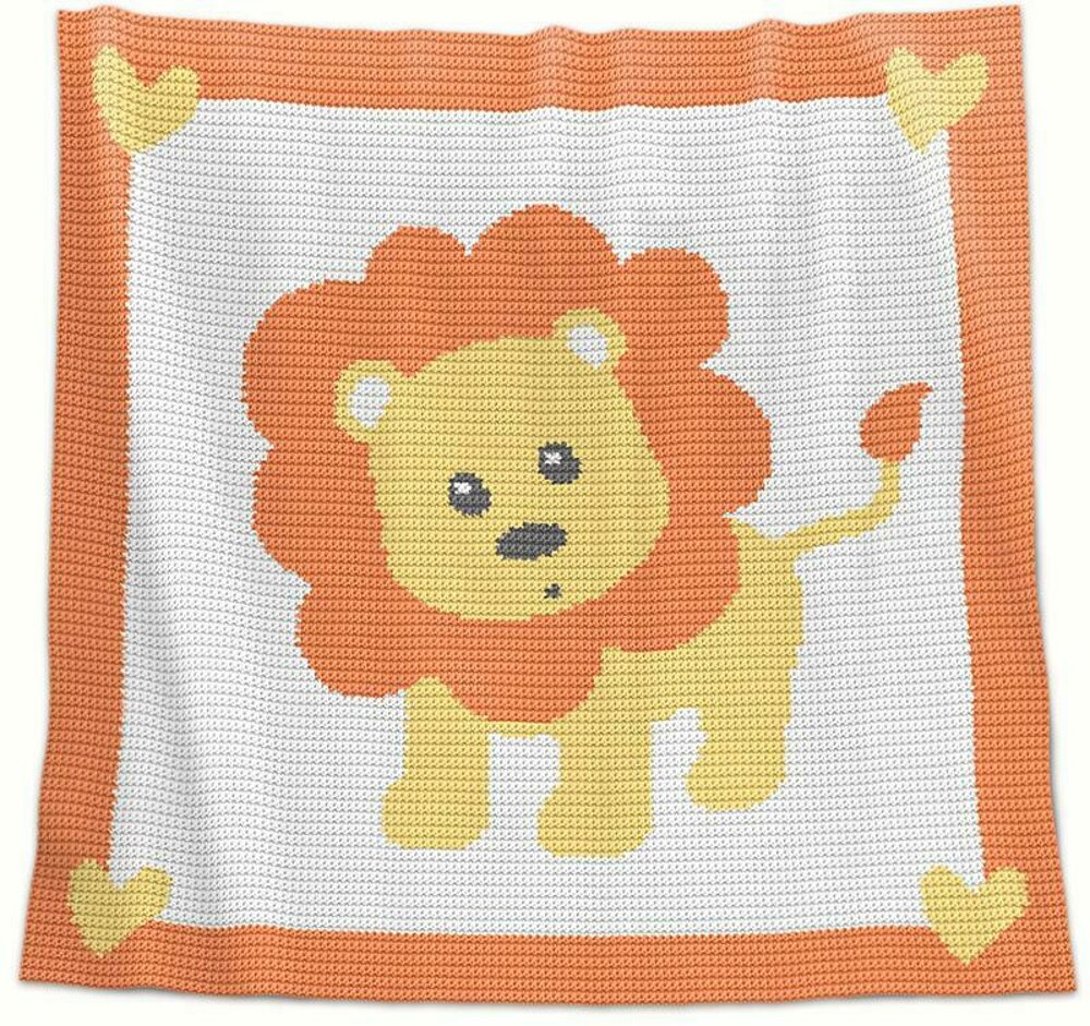 Crochet 2025 lion blanket