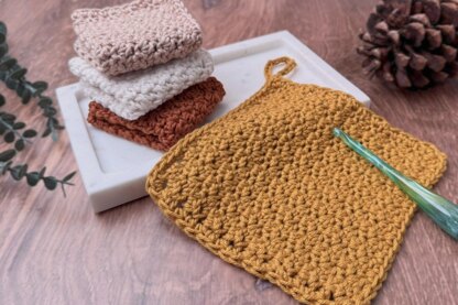 Crunch Stitch Washcloth