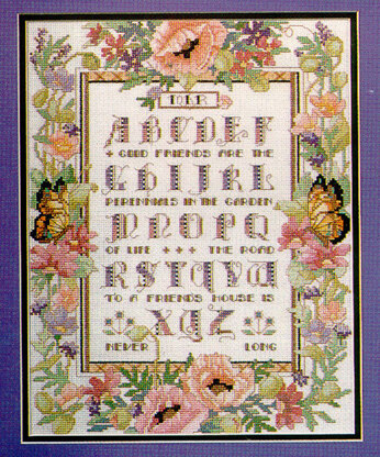 Alphabet Floral Sampler - PDF