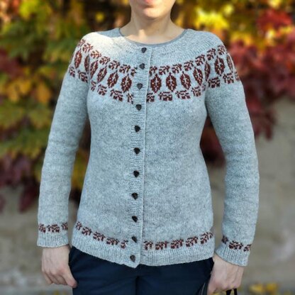 Crimson Forest Cardigan