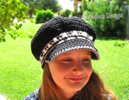 Banded Newsboy Hat