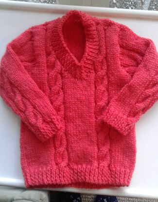 Baby Aran Sweater