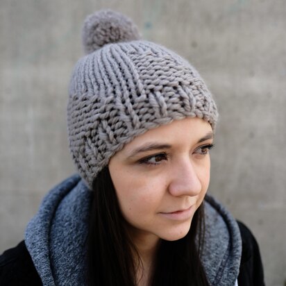 The Right Angle Hat - knitting pattern