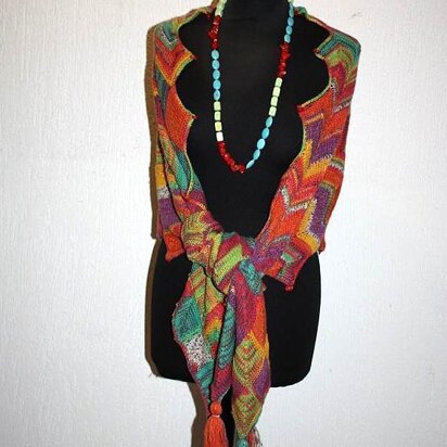 Zigzag-patch - knitting pattern