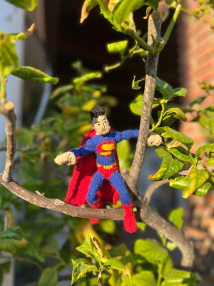 Superman Knit Action Figure