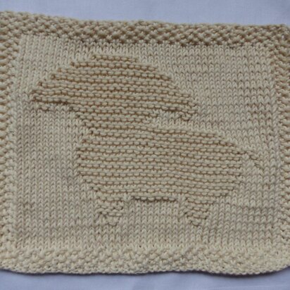 Spültuch Motiv Schaf - knitting pattern