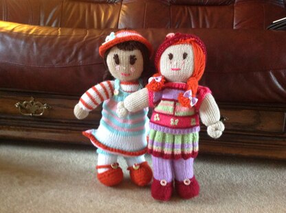 Knitted dolls