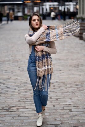 Waterbury Plaid Blanket Scarf