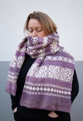 NORRSKEN Fair Isle Scarf