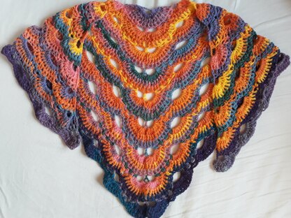 Carnival virus shawl