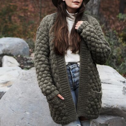 Quilted Sweater Coat