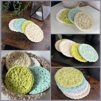 Crochet Round Little Cotton Facial Cleaning Pads