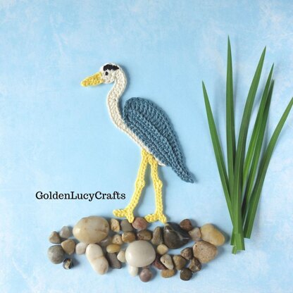 Blue Heron Applique