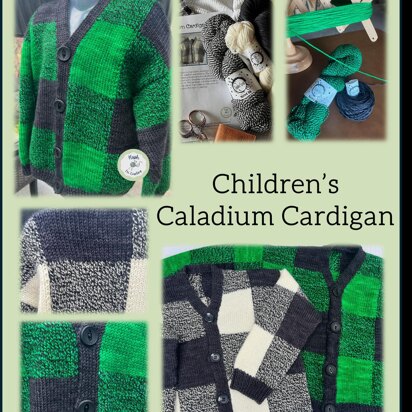 Children's Caladium Cardigan