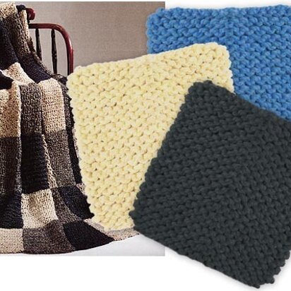 Warm Up America Squares in Lion Brand Wool-Ease Thick & Quick - W80028