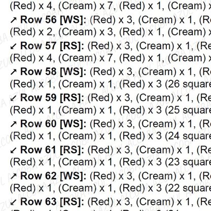 Initial Letter R Pillow Mini C2C Crochet Pattern Alphabet Name Bordered Cushion