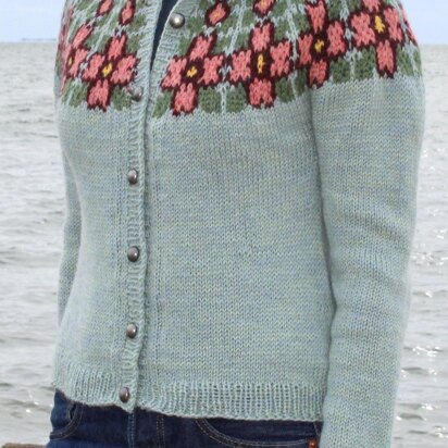 Floral Yoke Cardigan