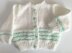 Baby cardigan with matching Beanie hat