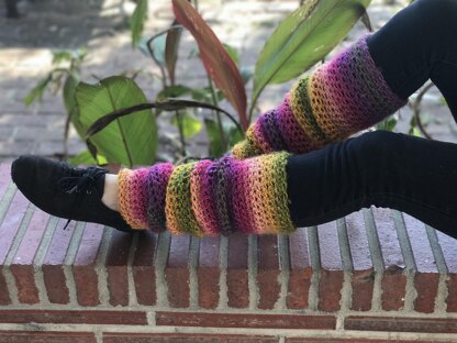 Comfy Coral Reef Legwarmers