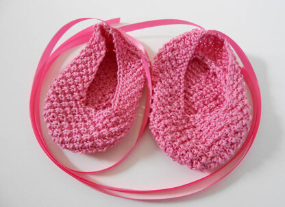 Baby Ballet Slippers in Tahki Yarns Cotton Classic Lite
