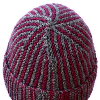 Sidewinder+ Slouchy Beanie - knitting pattern