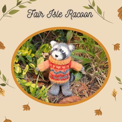 Fairisle Racoon