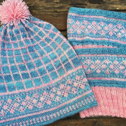 Fair & Squares Hat and Boot Toppers