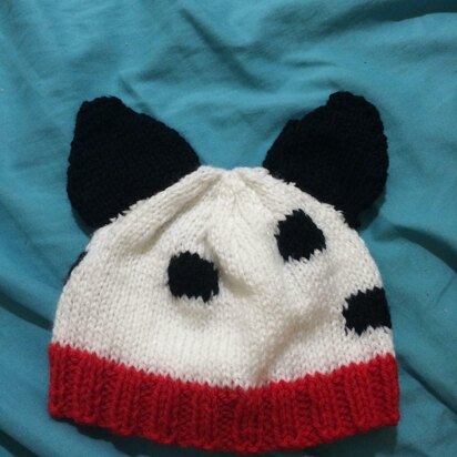 Cute Dalmatian Baby Beanie Pattern (6 to 12 Months)