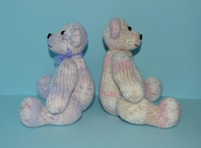 The Button Twin Teddy Bears