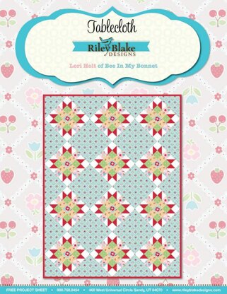 Riley Blake Tablecloth - Downloadable PDF