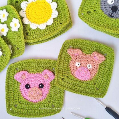 Pig Granny Square