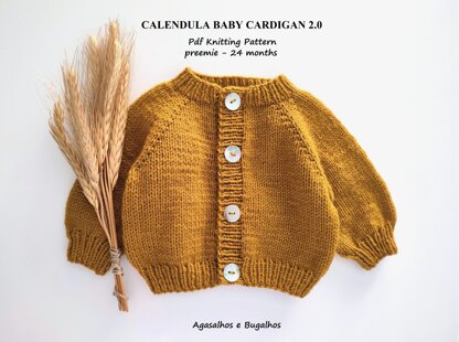 Calendula Baby Cardigan | Preemie-24 months