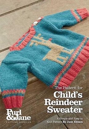 Child's Reindeer Sweater
