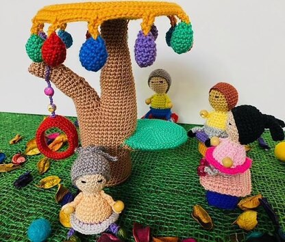 Amigurumi jungle of dreams - Umbrella tree