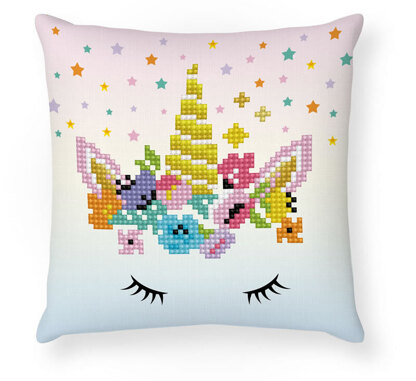 Diamond Dotz Mini Pillow - Flower Crown Diamond Painting Kit